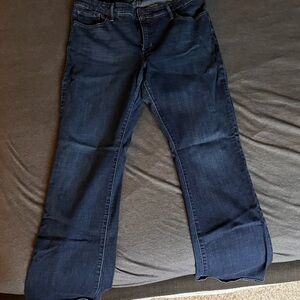 Levi's Deep Blue Boot Cut Jeans